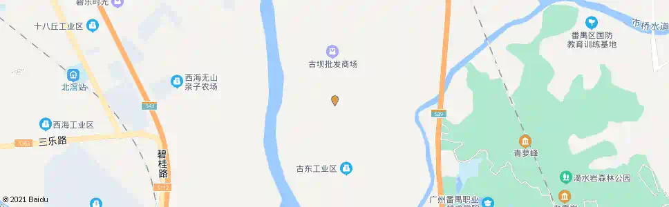 广州沙湾古坝东村_公交站地图_广州公交_妙搜公交查询2025