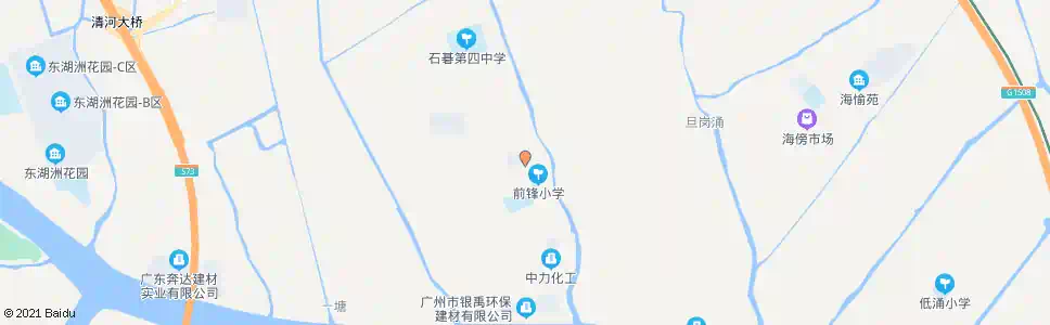 广州前锋村委_公交站地图_广州公交_妙搜公交查询2025