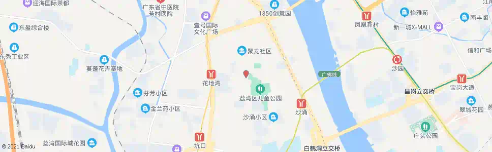 广州招村大街_公交站地图_广州公交_妙搜公交查询2025