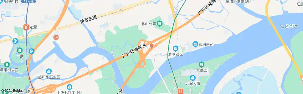广州南岗仓头_公交站地图_广州公交_妙搜公交查询2025
