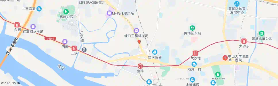 广州茅岗_公交站地图_广州公交_妙搜公交查询2025