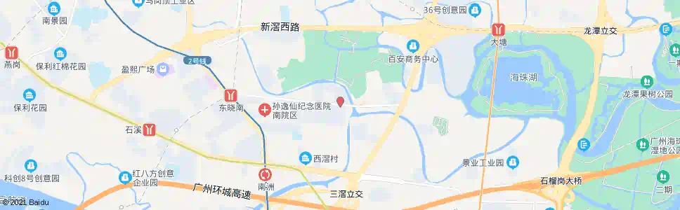 广州南洲花园_公交站地图_广州公交_妙搜公交查询2025