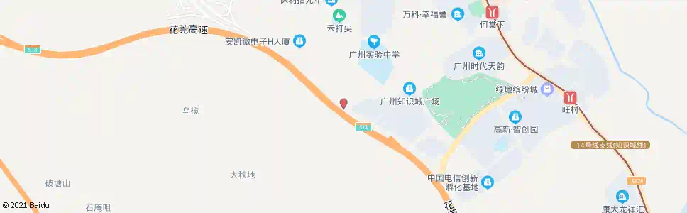 广州长庚村总站_公交站地图_广州公交_妙搜公交查询2025