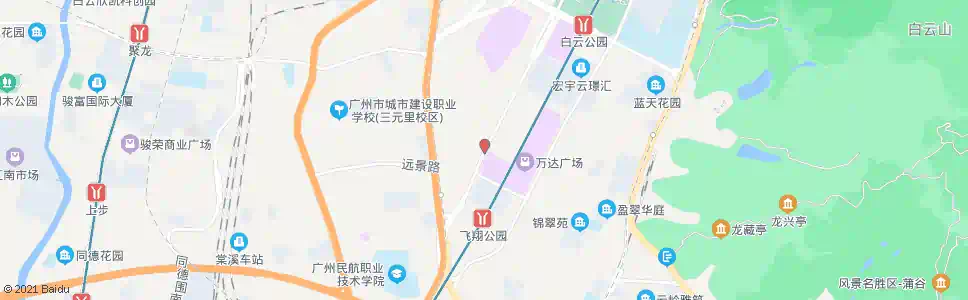 广州云城西路南_公交站地图_广州公交_妙搜公交查询2025