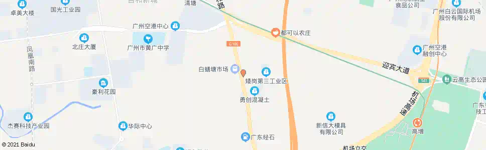 广州白鳝塘总站_公交站地图_广州公交_妙搜公交查询2025