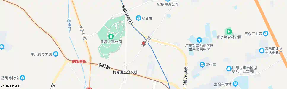 广州泌二新村_公交站地图_广州公交_妙搜公交查询2025