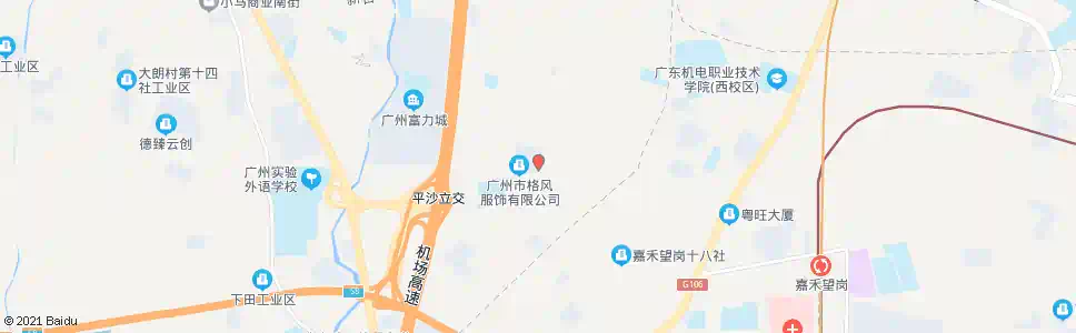 广州广信中学_公交站地图_广州公交_妙搜公交查询2025