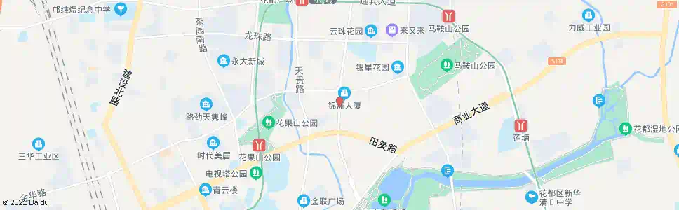 广州田美市场_公交站地图_广州公交_妙搜公交查询2025