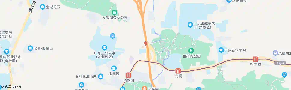 广州天发厂_公交站地图_广州公交_妙搜公交查询2025