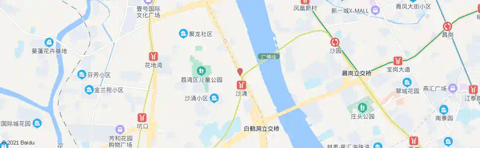广州鹤洞新村_公交站地图_广州公交_妙搜公交查询2025