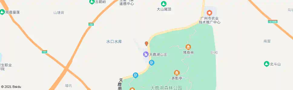 广州天鹿湖社区_公交站地图_广州公交_妙搜公交查询2025