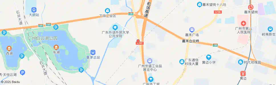 广州夏茅(大通装饰博览城)总站_公交站地图_广州公交_妙搜公交查询2025