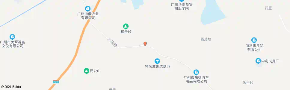 广州白土村_公交站地图_广州公交_妙搜公交查询2025