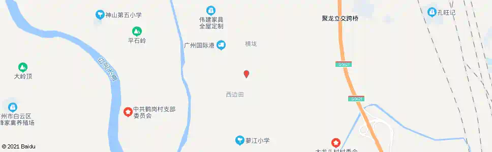 广州蓼江村北_公交站地图_广州公交_妙搜公交查询2025