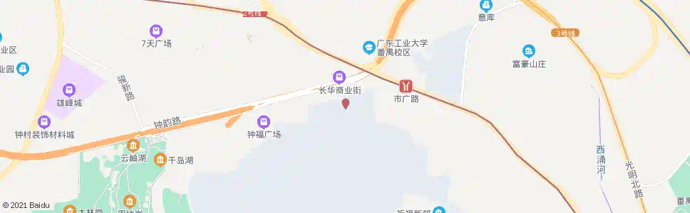 广州祈福食街_公交站地图_广州公交_妙搜公交查询2025