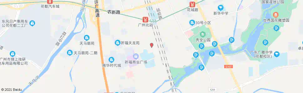 广州新街村_公交站地图_广州公交_妙搜公交查询2025