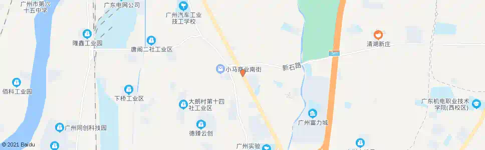 广州石马南站_公交站地图_广州公交_妙搜公交查询2025