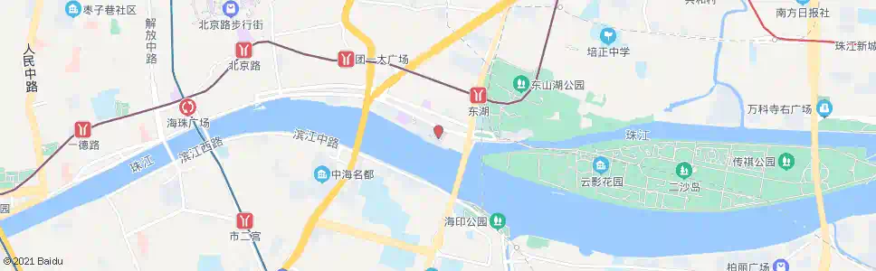 广州大沙头游船码头站_公交站地图_广州公交_妙搜公交查询2025
