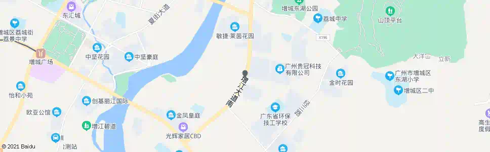 广州增江工业园区_公交站地图_广州公交_妙搜公交查询2025
