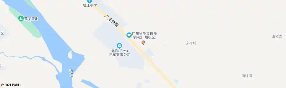 广州华立学院_公交站地图_广州公交_妙搜公交查询2025