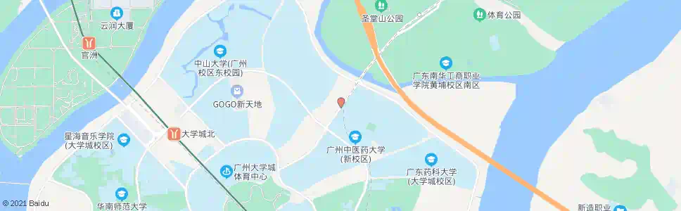 广州广中医路路口_公交站地图_广州公交_妙搜公交查询2025