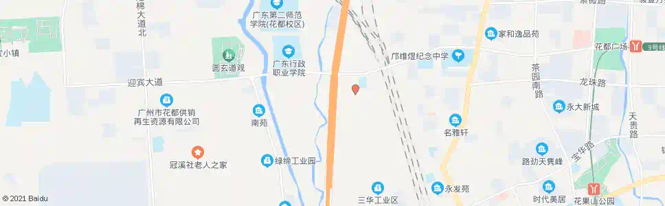 广州华海工业区_公交站地图_广州公交_妙搜公交查询2025