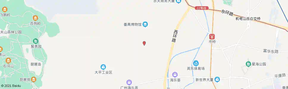 广州沙头中学_公交站地图_广州公交_妙搜公交查询2025