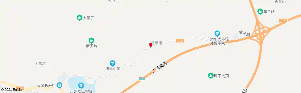 广州岗板村_公交站地图_广州公交_妙搜公交查询2025