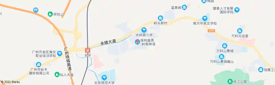 广州永顺大道(保利林语花园)_公交站地图_广州公交_妙搜公交查询2025