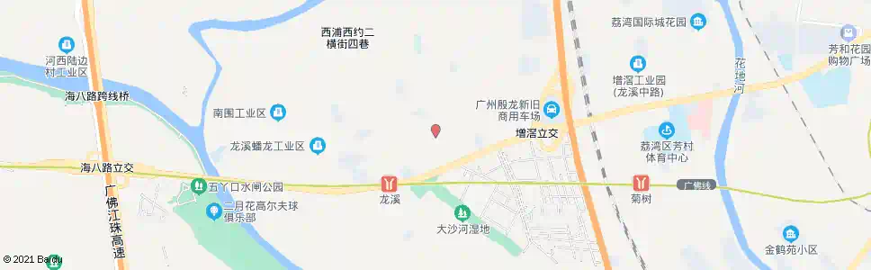 广州裕海路_公交站地图_广州公交_妙搜公交查询2025