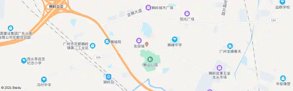 广州雄狮中路_公交站地图_广州公交_妙搜公交查询2025