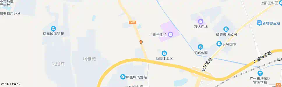 广州长岗村委_公交站地图_广州公交_妙搜公交查询2025