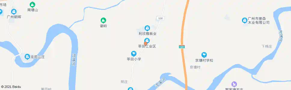 广州莘田村委_公交站地图_广州公交_妙搜公交查询2025