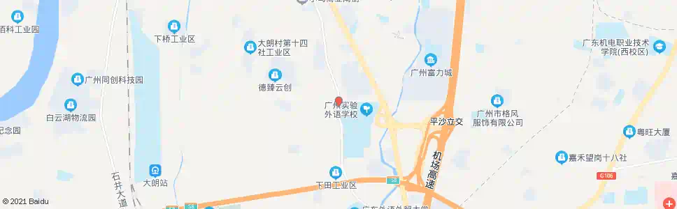 广州大朗北路口_公交站地图_广州公交_妙搜公交查询2025