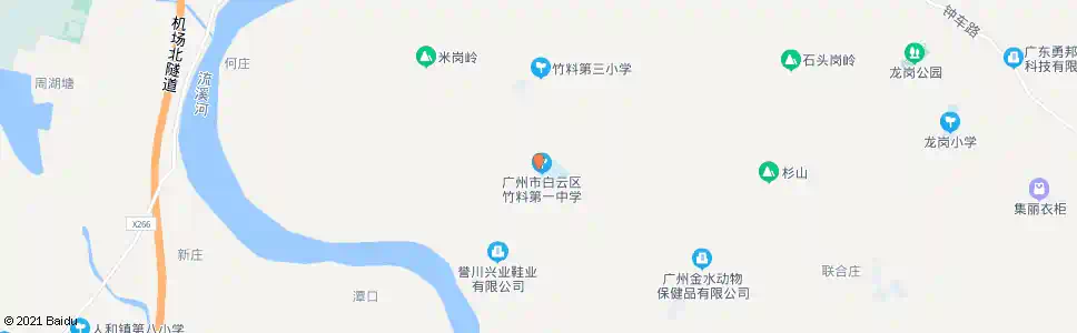广州寮竹(竹料二中)_公交站地图_广州公交_妙搜公交查询2025