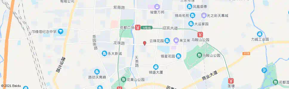 广州田美村(花都)_公交站地图_广州公交_妙搜公交查询2025