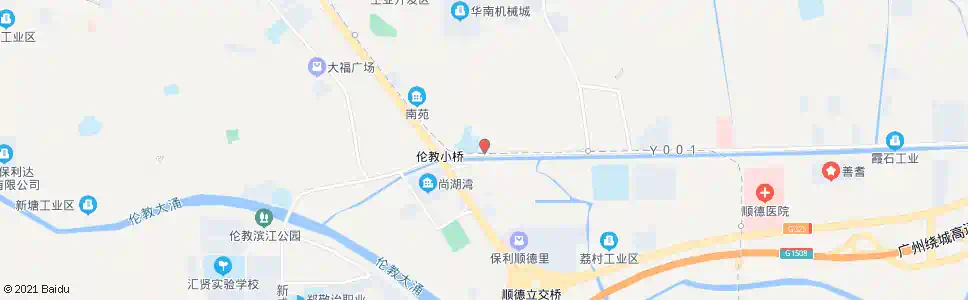 广州伦教(荔村)_公交站地图_广州公交_妙搜公交查询2025