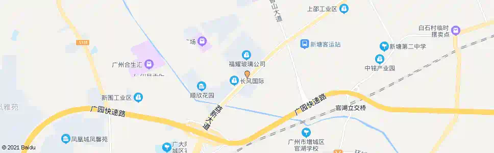 广州民营工业园_公交站地图_广州公交_妙搜公交查询2025