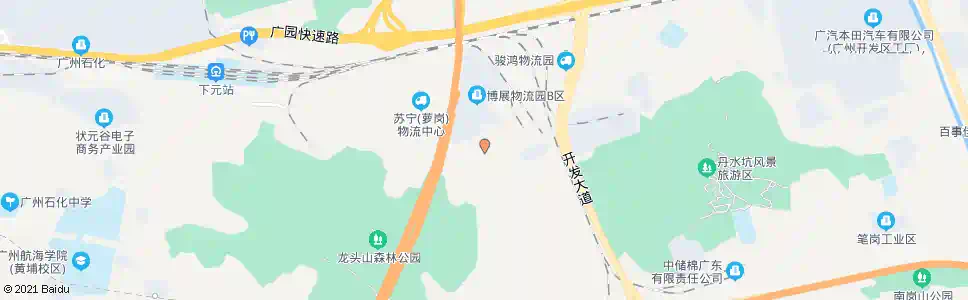 广州笔岗新村总站_公交站地图_广州公交_妙搜公交查询2025