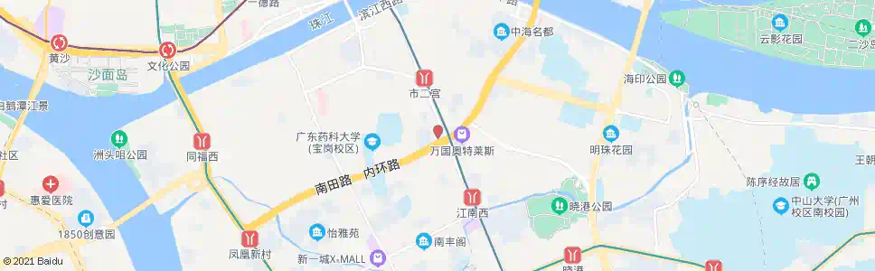 广州海怡花园总站_公交站地图_广州公交_妙搜公交查询2025