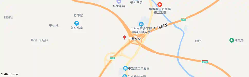 广州永兴村路口_公交站地图_广州公交_妙搜公交查询2025