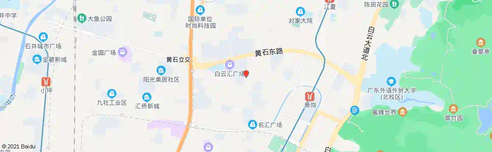 广州天云街_公交站地图_广州公交_妙搜公交查询2025