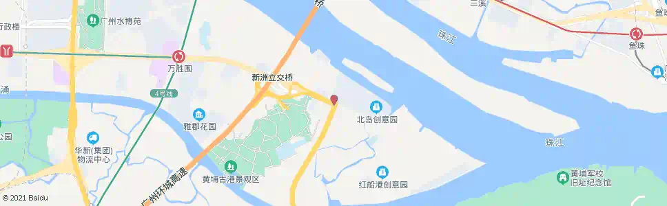 广州黄埔古村总站_公交站地图_广州公交_妙搜公交查询2025