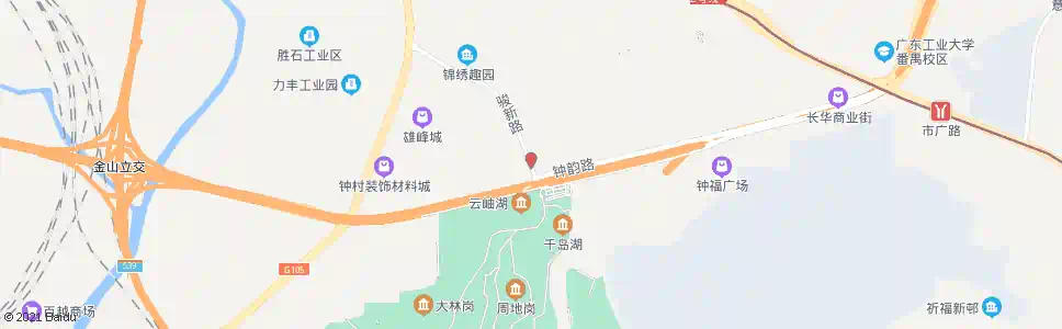 广州大夫山北门_公交站地图_广州公交_妙搜公交查询2025