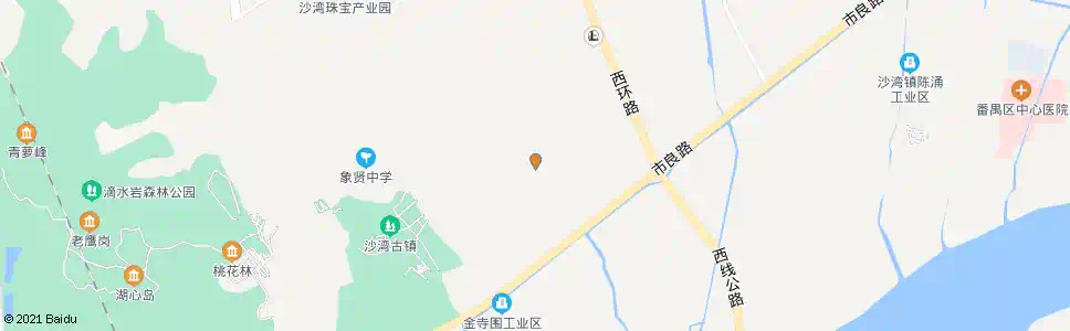 广州沙湾派出所_公交站地图_广州公交_妙搜公交查询2025