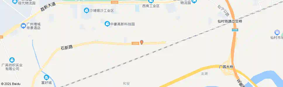 广州三安村路口_公交站地图_广州公交_妙搜公交查询2025