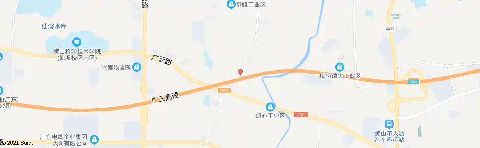 广州大沥医院大布分院_公交站地图_广州公交_妙搜公交查询2025