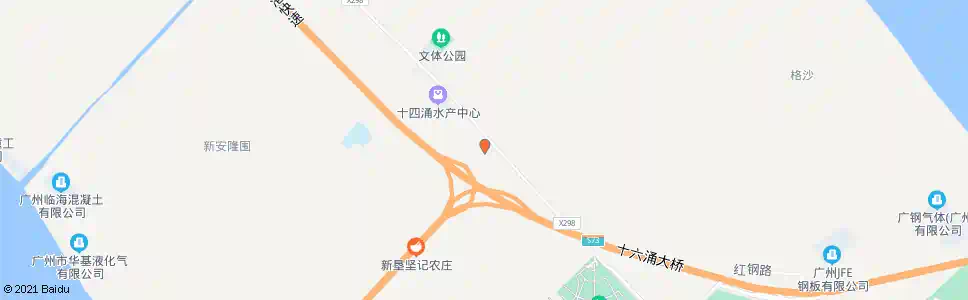 广州新垦生态农庄_公交站地图_广州公交_妙搜公交查询2025