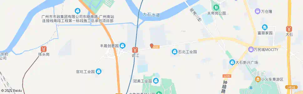 广州广日电梯_公交站地图_广州公交_妙搜公交查询2025