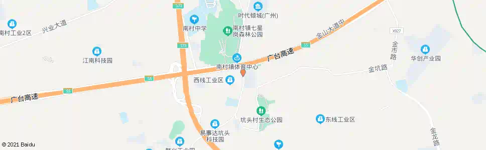 广州金山大道路口_公交站地图_广州公交_妙搜公交查询2025